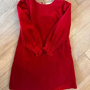 Gabby kids suede Long Sleeve Dress